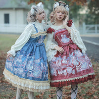 Cinderella ~ 2020 Sweet Printed Lolita JSK Dress by Infanta