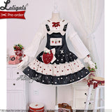 Strawberry & Rabbit ~ Sweet Lolita Salopette Dress by Alice Girl ~ Pre-order