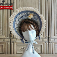 Blooming Camillias ~ Sweet Lolita Bonnet Hat by Alice Girl ~ Pre-order