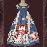 Evil Spirit ~ Empire Waist Long Lolita JSK Dress by Infanta