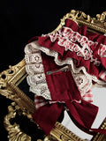 Pre-order ~ Cherry & Rabbit ~ Sweet Ruffled Lolita Headpiece by Alice Girl
