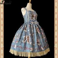 Broken Doll ~ Gothic Printed Lolita JSK Dress by Infanta