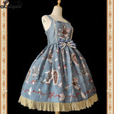 Broken Doll ~ Gothic Printed Lolita JSK Dress by Infanta