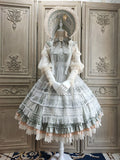 Blooming Camellias ~ Elegant Lolita JSK Dress Midi Party Dress by Alice Girl ~ Pre-order