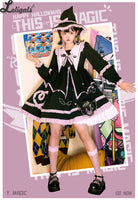 Gothic Lolita Dress ~ Magic House ~ Pointed Collar Long Sleeve Halloween Costume