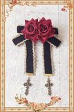 Sweet Lolita Rose Brooch/Hair Clip by Infanta