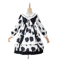 Pasture Story ~ Sweet Printed Casual Dress Long Sleeve Lolita Dress