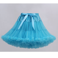 Soft Adult Women's Tutu Skirt 55cm Lolita Petticoat Ballet Party Dance Skirt