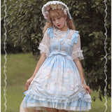 Flowers Museum ~ Sweet Printed Lolita JSK Dress Elegant Party Dress