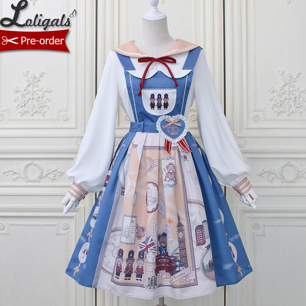 Days in London ~ Vintage Lolita JSK Dress by Alice Girl ~ Pre-order