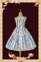 Strawberry & Plaid ~ Sweet Lolita Plaid Dress Cotton JSK Dress by Infanta ~ Pre-order