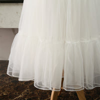 Long Hoopless Lolita Petticoat Mesh Casual Cosplay Underskirt