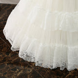 Super Puffy Lolita Petticoat Lace Ruffled Underskirt Cosplay Crinoline