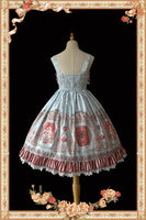 Holly School ~ Cross Printed Lolita JSK Dress by Infanta