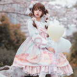 Doggies & Doughnuts ~ Sweet Lolita JSK Dress Midi Party Dress