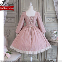 Pre-order ~ Rose Poem ~ Elegant Embroidered Long Sleeve Lolita Dress by Alice Girl