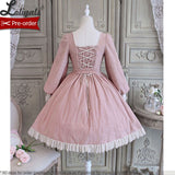 Pre-order ~ Rose Poem ~ Elegant Embroidered Long Sleeve Lolita Dress by Alice Girl