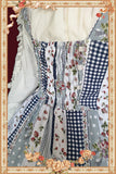 Strawberry & Plaid ~ Sweet Lolita Plaid Dress Cotton JSK Dress by Infanta ~ Pre-order