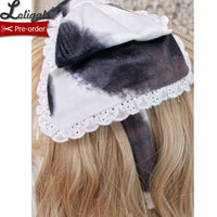 Cow Print Lolita Headbow Sweet Headband by Alice Girl ~ Pre-order