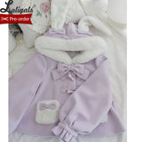 Candy Bunny ~ Sweet Lolita Wool Jacket Warm Winter Coat by Alice Girl ~ Pre-order