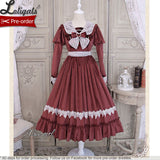 Pre-order ~ Afternoon Memory ~ Vintage Long Sleeve Lolita Dress By Alice Girl