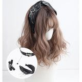 Cool Punk Lolita Headband Sweet Hairband with Hear & Chain