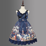 Fireworks Show ~ Kimono Style Printed Lolita JSK Dress by Magic Tea Party