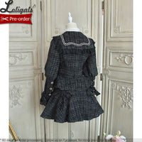Pre-order ~ Lady's Holiday ~ Sweet Casual Lolita Blazer & Skirt Set by Alice Girl