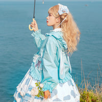 Sweet Candy ~ Lovely Bunny Ear Hooded Women's Jacket