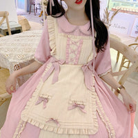 Sweet Cream ~ Sweet Short Sleeve Lolita Casual Dress