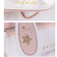 Star & Moon ~ Sweet Lolita Backpack with Rabbit Ears by LovelyLota