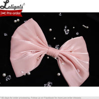 Pre-order ~ Girls' Party ~ Sweet Bow Lolita Headpiece by Alice Girl