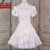 Pre-order ~ The Princess ~ Vintage Qi Lolita Dress Short Sleeve Party Dress by Alice Girl