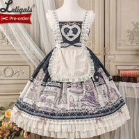 Lady's Room ~ Embroidered Lolita Apron by Alice Girl ~ Pre-order