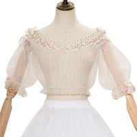The Night Song ~ Elegant Lolita Wedding Dress Printed JSK Dress by YLF