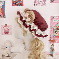 Pre-order ~ Sheep & Bear ~ Lovely Beret Hat by Alice Girl