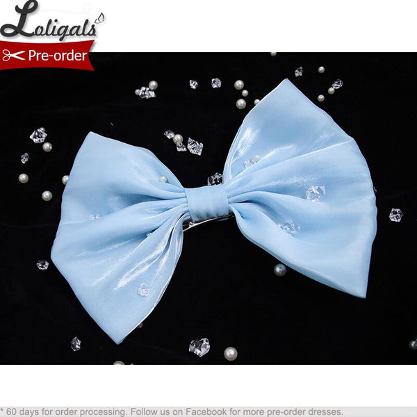 Pre-order ~ Girls' Party ~ Sweet Bow Lolita Headpiece by Alice Girl