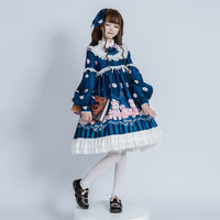 Nurse Bear ~ Sweet Long Sleeve Lolita Dress by OCELOT