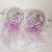 Sweet Mini Net Top Hat Lace Fascinator Hair Clip with Bow