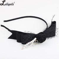 Sweet Black Mini Top Hat Cute Lolita Headpiece