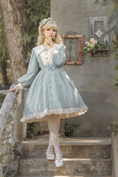 Pre-order ~ Rose Poem ~ Elegant Embroidered Long Sleeve Lolita Dress by Alice Girl