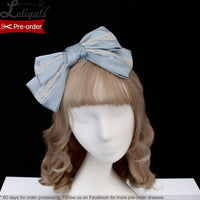 Pre-order ~ Andrea ~ Sweet Lolita Bow Clip Headpiece by Alice Girl