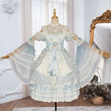 Princess Fuyang ~ Royal Style Lolita JSK Dress Cold Shoulder Party Dress