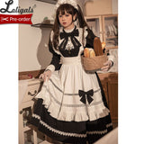 Miss Maid ~ Classic Long Sleeve Lolita Dress Maid Costume by Alice Girl ~ Pre-order