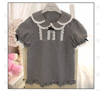 Pre-order ~ Sweet Milk ~ Short Sleeve Lolita Blouse by Alice Girl