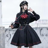 Military Officer ~ Cool Lolita JK Uniform Skirt and Shirt Set by YLF