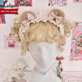 Pre-order ~ Sheep & Bear ~ Lovely Bear Ear Lolita KC by Alice Girl