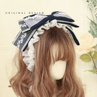 Lolita Headband Layered Bow Hairband
