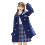 Brave Sailor ~ Preppy Style Double Breasted Wool Coat for Women