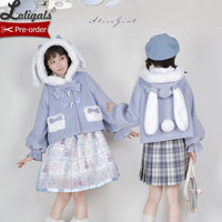 Candy Bunny ~ Sweet Lolita Wool Jacket Warm Winter Coat by Alice Girl ~ Pre-order